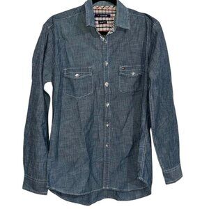 Ocean Line Slim Fit Denim Shirt L